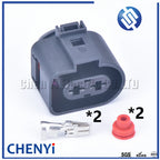 2 Pin 6.3mm Automotive waterproof connector Electronic fan harness plug 1J0973752 1J0973852 1J0 973 752 1J0 973 852