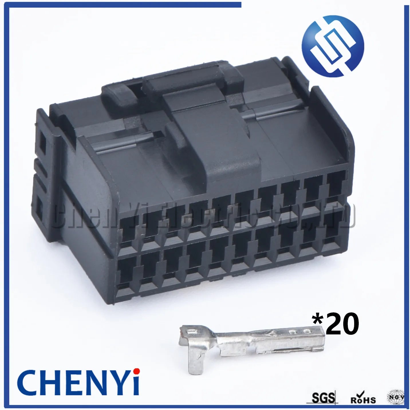 20 Pin Auto Glass Lifter Wiring Connector AC Assembly Car Electric Window Regulator Wire harness plug Socket 174047-2