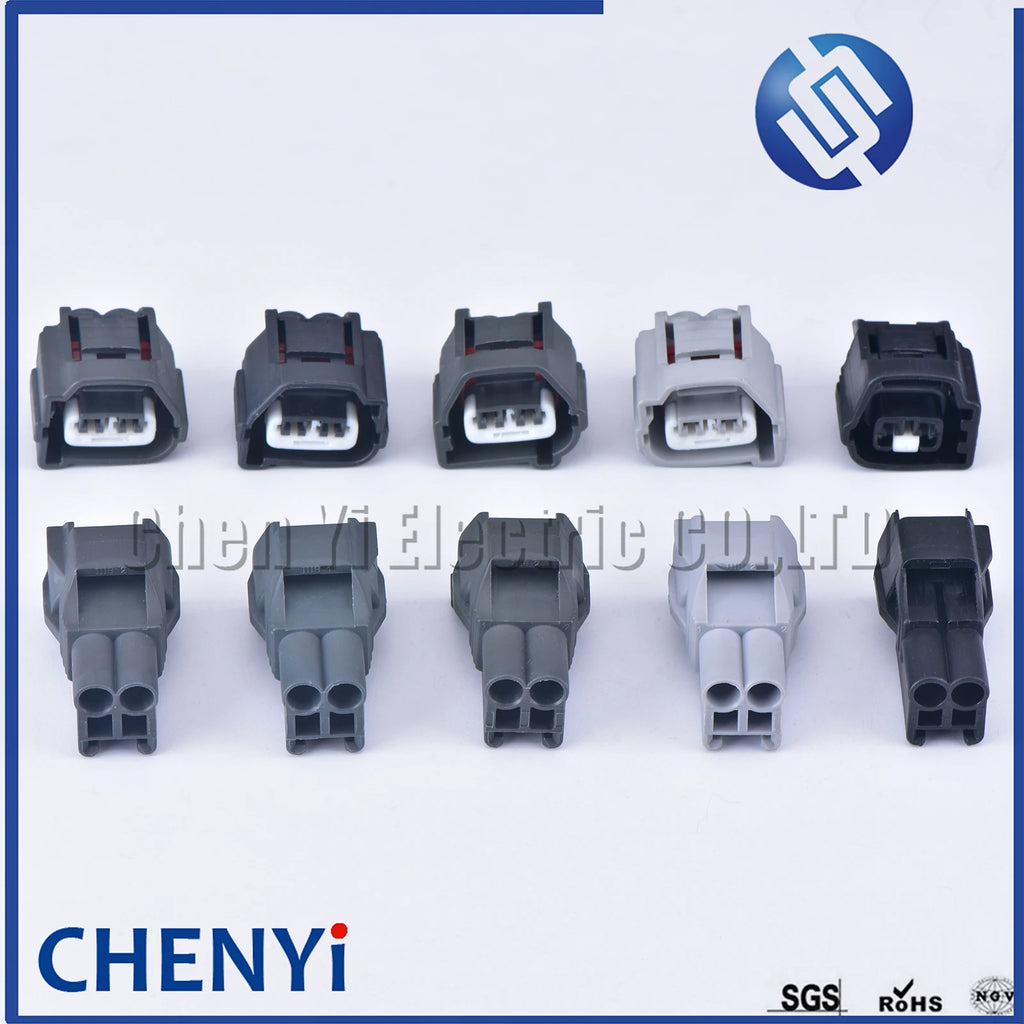 2 Pin Ignition Coil Connector Plug For Toyota Accent 1.6L Elantra J3 1JZ-GTE 2JZ-GTE 90980-10901 90980-10899 7283-7023-10