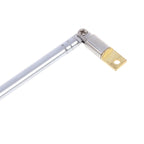 1PC 370mm 5 Sections Telescopic Stainless Steel AM FM Radio Universal Antenna Hot sale
