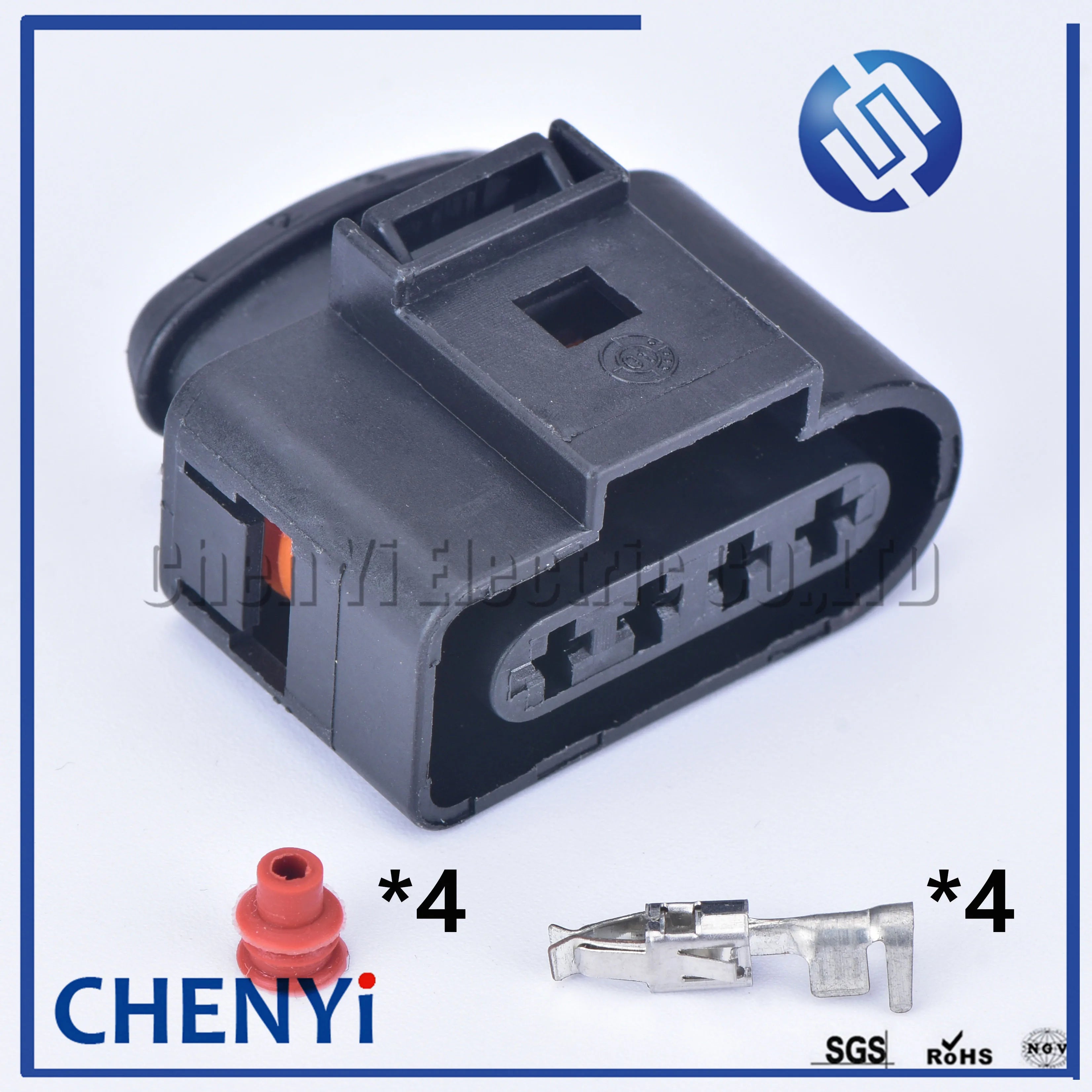 4 Pin 3.5 Automotive Waterproof connector 4B0973724 coil Extension adapter ignition coil plug 1J0973824 1J0973724 1J0 973 824