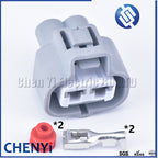 2 Pin 4.8mm series Hydraulic Motor Plug Automotive Female HID Cable Connector For Toyota Lexus 90980-11410 6189-0425 6188-0259
