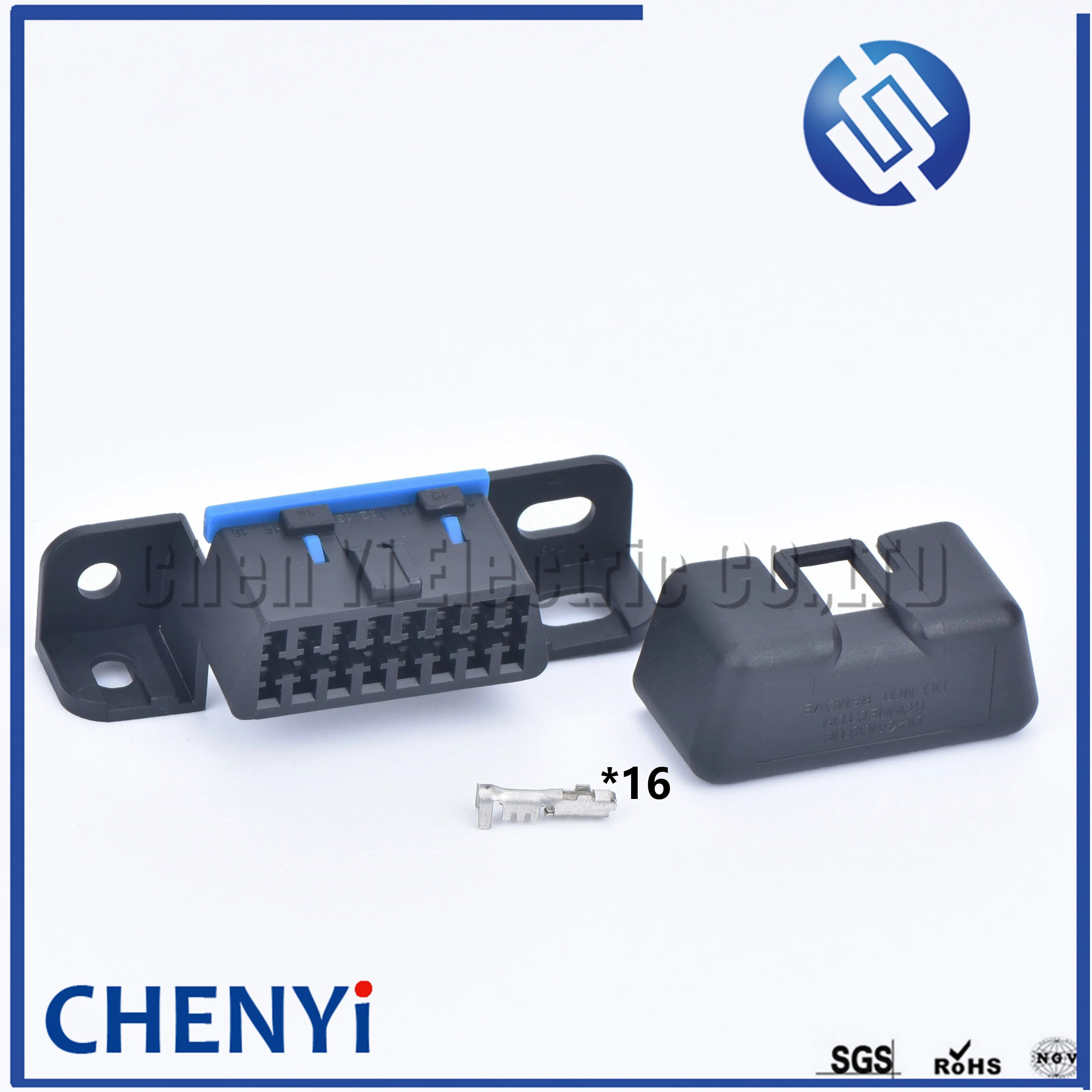 16 pin obd2 Connector OBD2 male Female Connector OBD 2 Wire Sockets obd Adapter Diagnostic Tool ODB MG610761-5 For car