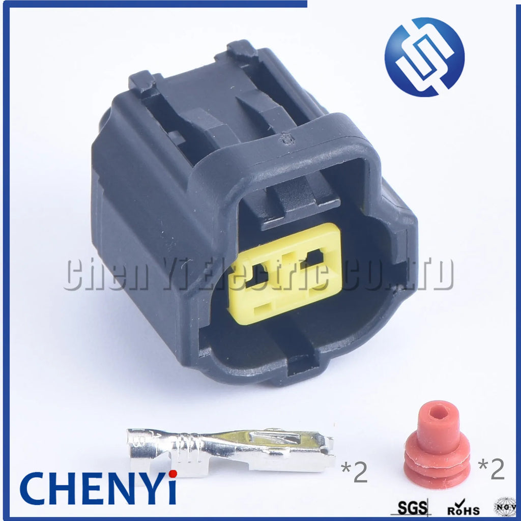 1 set 2 Pin way 1.8 mm female waterproof cable connector plug 178390-1 water temperature sensor 178390-2（Many forms）