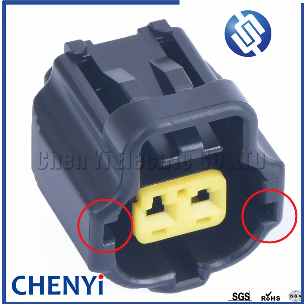 1 set 2 Pin way 1.8 mm female waterproof cable connector plug 178390-1 water temperature sensor 178390-2（Many forms）