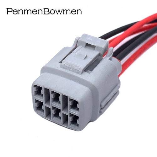 1 Set 6 Pin Auto Oil Pump Headlight Electrical Cable Connectors Wire Harness Plug for Suzuki Toyota Honda 6187-6561 6180-6771