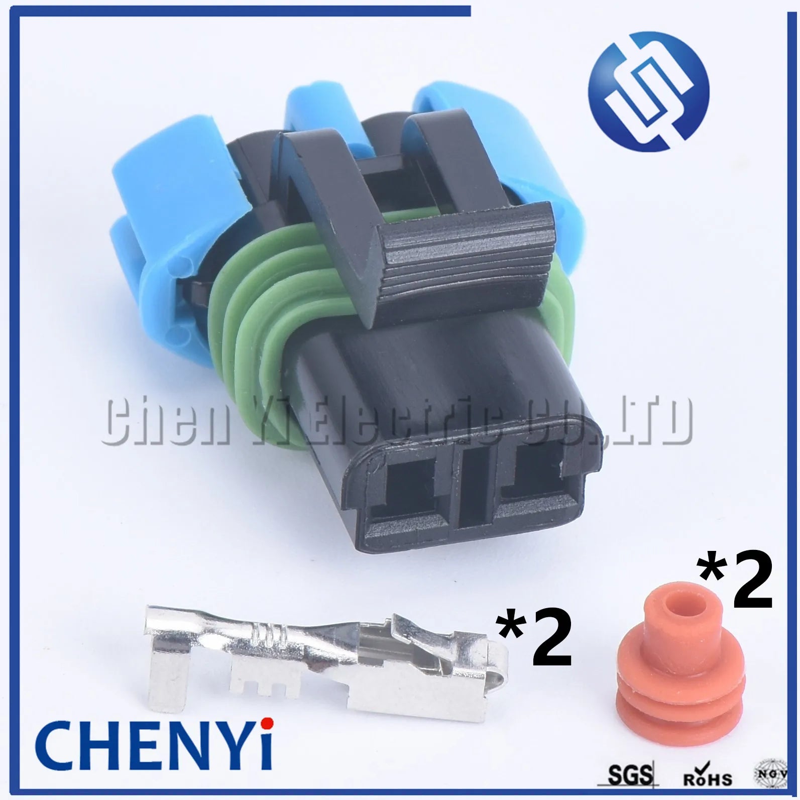 2 Pin Air conditioning compressor plug R90P R90T oil-water separator heating induction diesel filter Connector 15300027 15300002