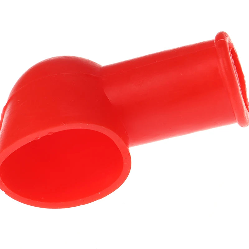 1Pair Black Red Battery Terminal Protective Covers Round Insulating Caps Insulating Protector Replacement Batteries Accessories