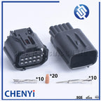 10 Pin 12380 6189-1134 6188-0696 Waterproof Automotive Socket radar sensor Distance Sensor Connector For Toyota 90980-12380