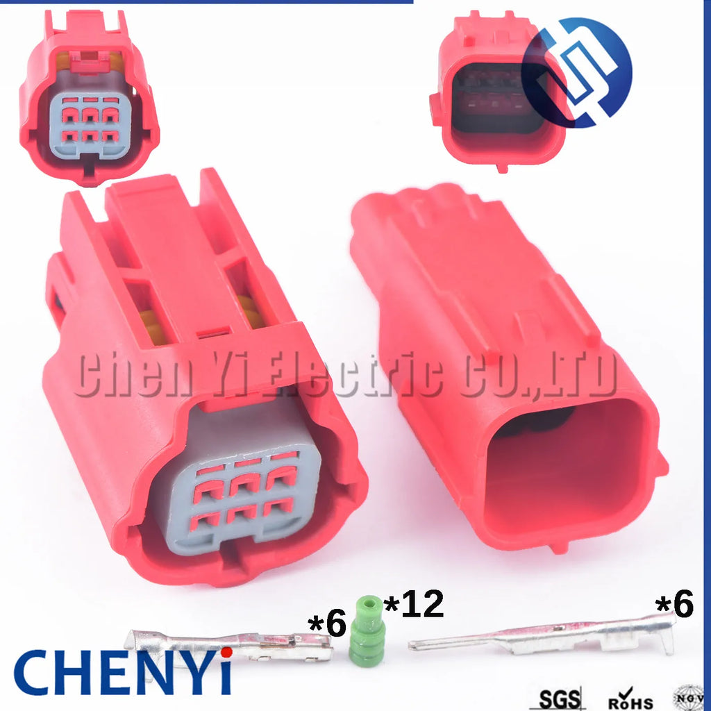 6 Pin male or female Car OBD Diagnostic Plug Auto Universal Socket Automotive Connector MWTPB-06-1A-R protection cover