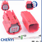 6 Pin male or female Car OBD Diagnostic Plug Auto Universal Socket Automotive Connector MWTPB-06-1A-R protection cover