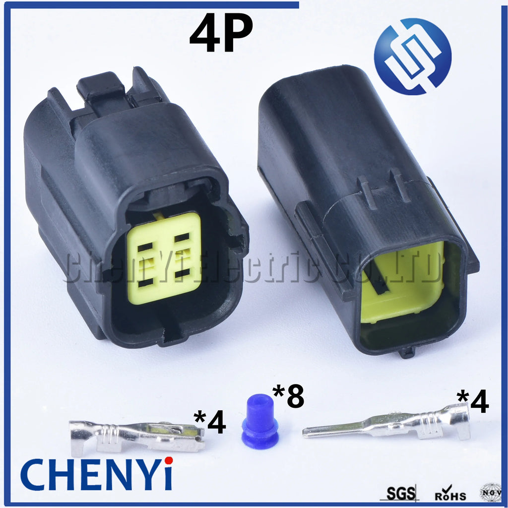 1/2/3/4/6/8/10/12/16 Pin Waterproof Connector Electrical Plug Car Auto Sealed Truck Harness Socket 174879-2 174877-2