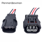 1 Set 3 Pin Car Ignition Coil Small Lamp Electrical Cable Connectors Female Male Wire Harness Plug for Honda 6188-4775 6189-7037
