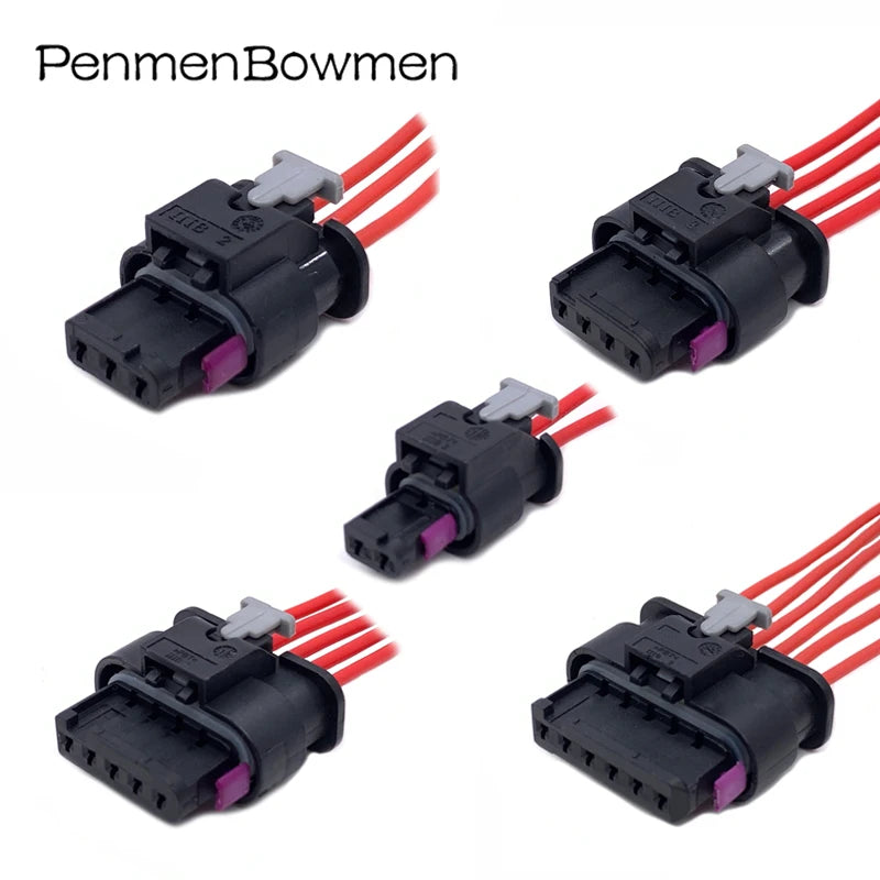 1 Set 2 3 4 5 6 Pin Car Fuel Injector Electrical Connectors Wire Harness Plug 1-1924067-4 1718653-1 1-1718806-1 1-1718645-1