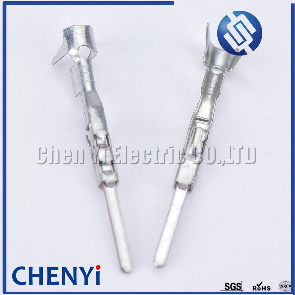 50 Pcs crimp male terminals for auto connector repalcement of 1718760-1 for 4F0973706 1718653-1 1-1924067-4 G406