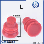 100 Pcs 1/1.5/1.8/3.5/4.8/6.3 car wire connector waterproof ring circle rubber seal solid plug silicone sheath cap for Connector