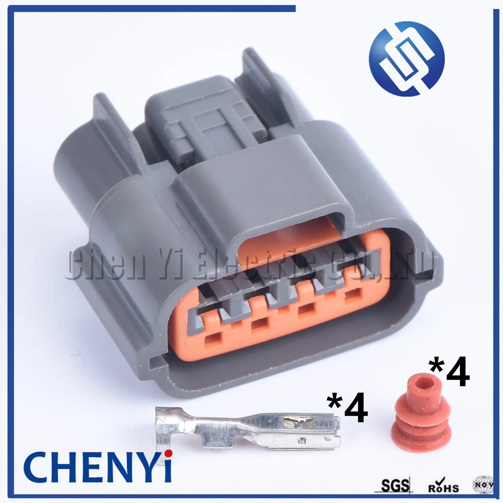2 set 4 Pin male or female oil pump Plug Alternator Repair Connector oxygen sensor plug For Nissan 6098-0144