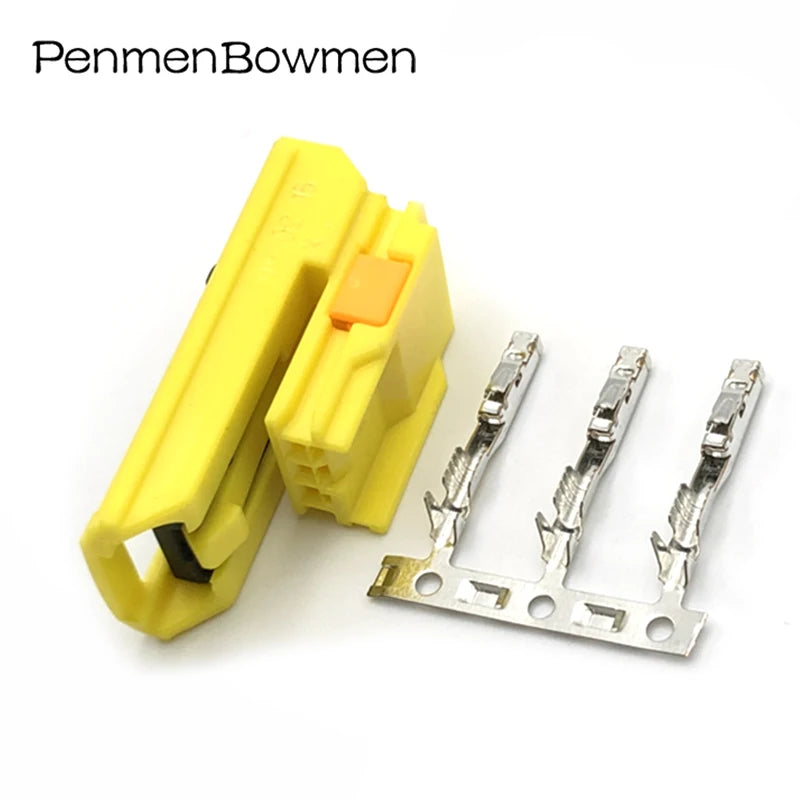 1 Set 3 Pin Auto Side Safety Collision Sensor Female Plug Electronic Connector Wiring Harness for 8J0972586