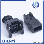 2 set 2 Pin auto Waterproof Electrical Wire Connector fuel spray nozzle Plug EV1 282762-1 1-144545-0 282189-1