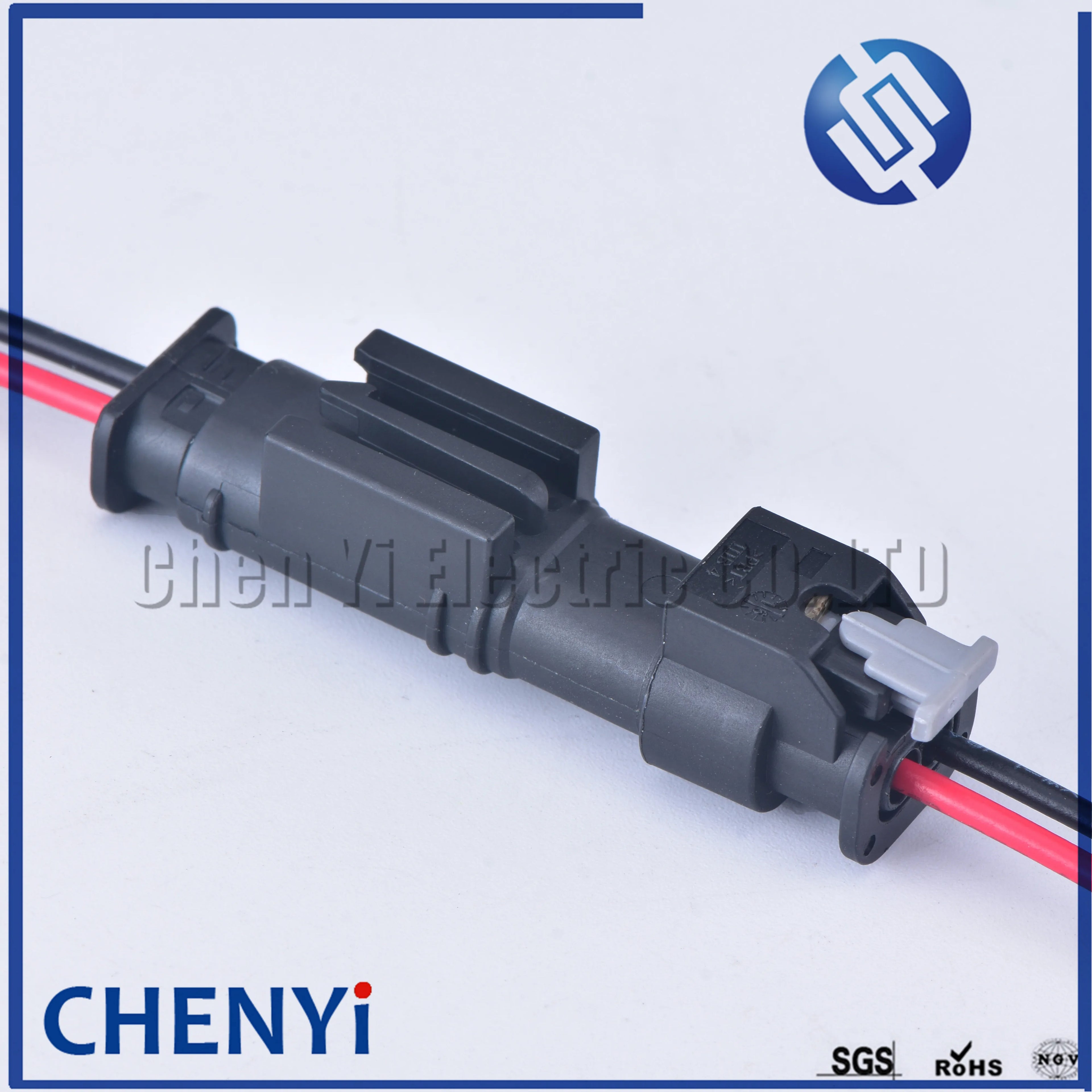 2 Pin auto fuel injector connector wires waterproof sensor plug 0-2112986-1 1-1718643-1 4F0973702 4F0 973 702