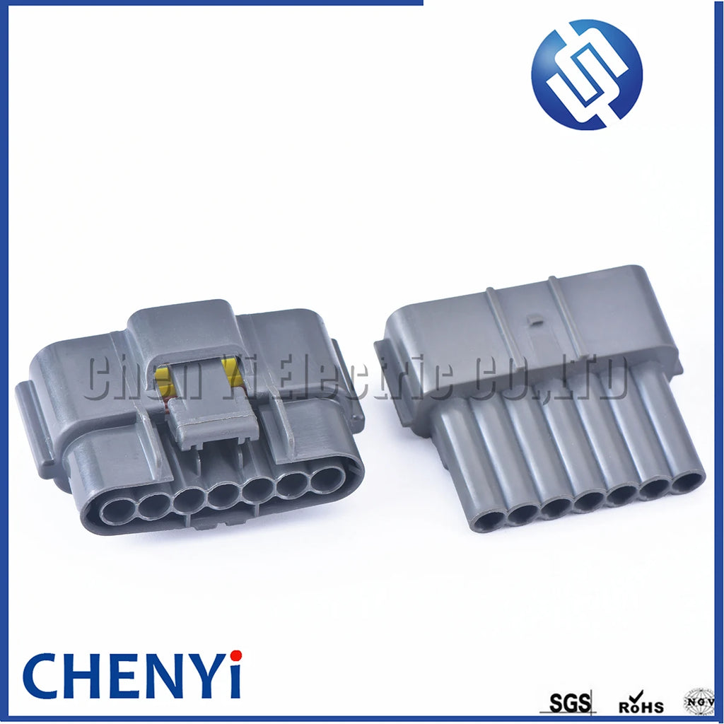 1 set 7 Pin female or male plastic housing plug wire electric cable automotive waterproof connector 6098-0148 for Nissan