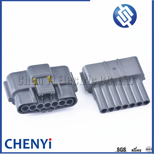 1 set 7 Pin female or male plastic housing plug wire electric cable automotive waterproof connector 6098-0148 for Nissan