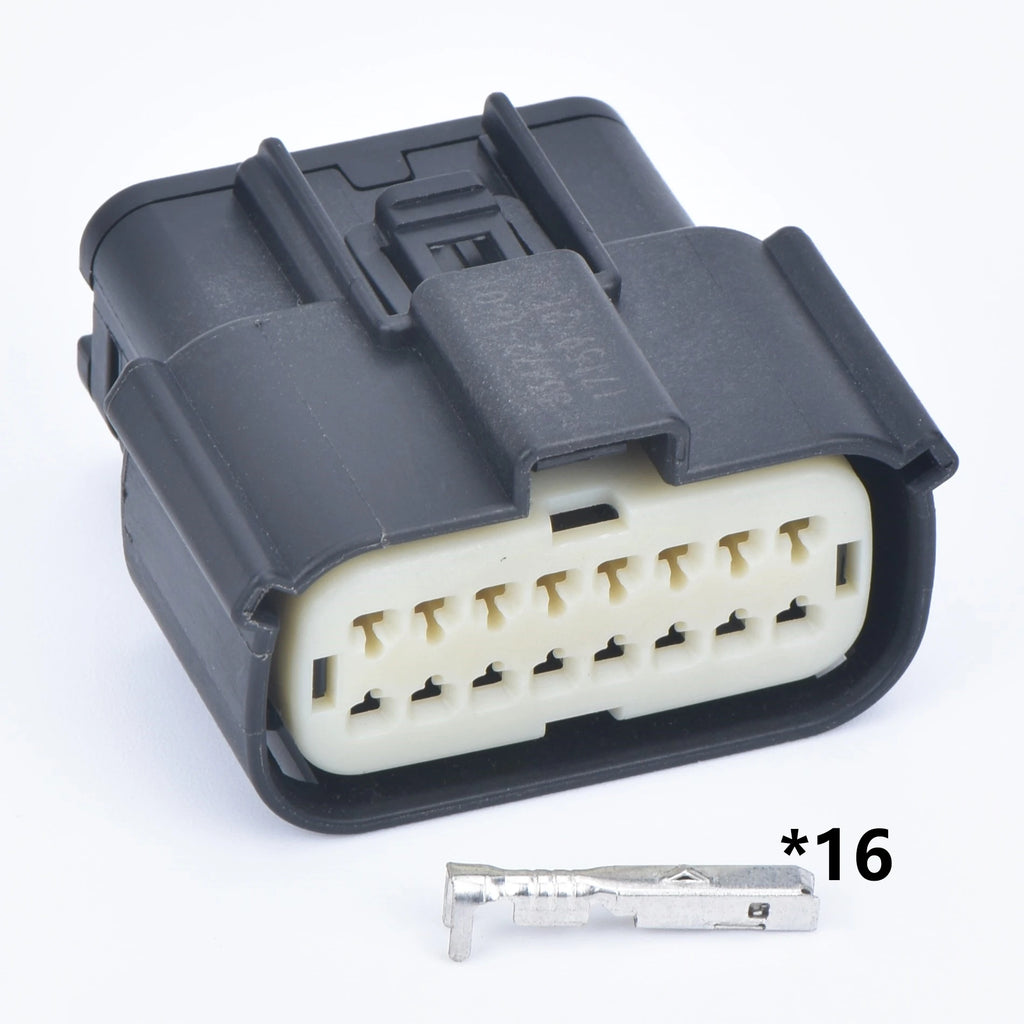 16 Pin 33472-1601 33482-1601 Headlight Socket Automotive Lamp Light Connector For Ford Focus Mondeo EDGE Fiesta 33472-1740