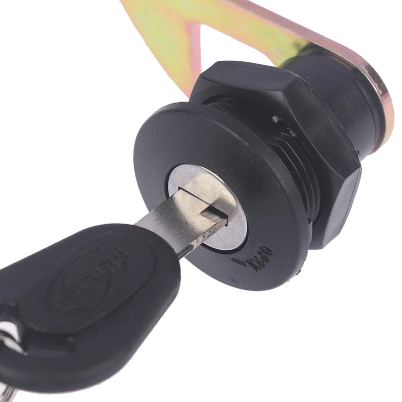 3Pcs/Set 2 Keys+1 Lock Electric Car Scooter Tail Box Lock Trunk Lock Accessories Motorcycle Rear Locks