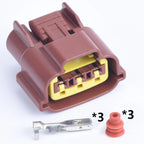1 set 3 Pin 6098-0142 Automotive Ignition Coil Plug Female waterproof Connector TPS Throttle Position Sensor For Cars Nissan