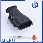 5 sets 3 Pin 3.5mm male or female Waterproof  Automotive Sensor Connector Car Fuel Pressure Plug 1928403110 1928404074