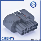 Black 12 pin wire socket automotive waterproof connector female 1.5/3.5 wiring auto connector automotive electrical connector