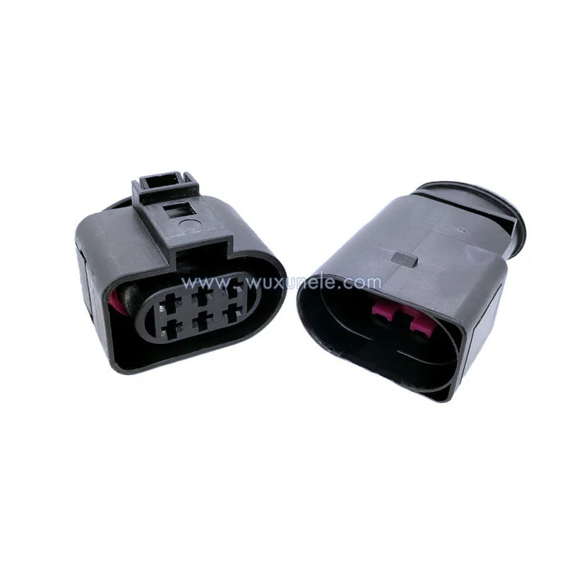 20 Sets 6 Pin VW 1J0973733 Female Sealed Wire Connector for Automotive TTS Tail Rear Light Lamp Plug