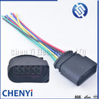 10 Pin 3.5mm Auto waterproof connector 1J0973735 Temp Sensor Plug Deflation Valve halogen headlights Plug 6R0973735 with wire