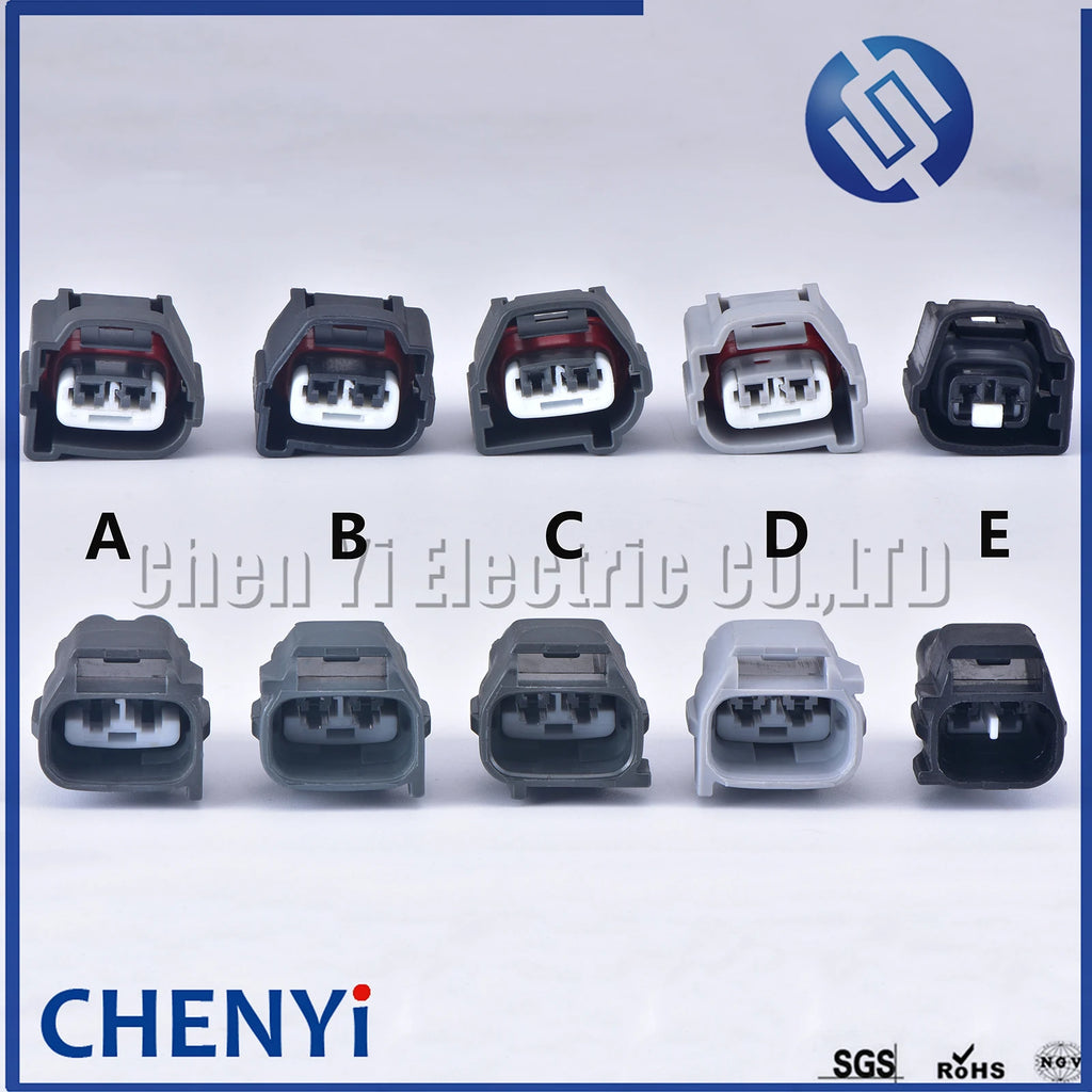 2 Pin Ignition Coil Connector Plug For Toyota Accent 1.6L Elantra J3 1JZ-GTE 2JZ-GTE 90980-10901 90980-10899 7283-7023-10