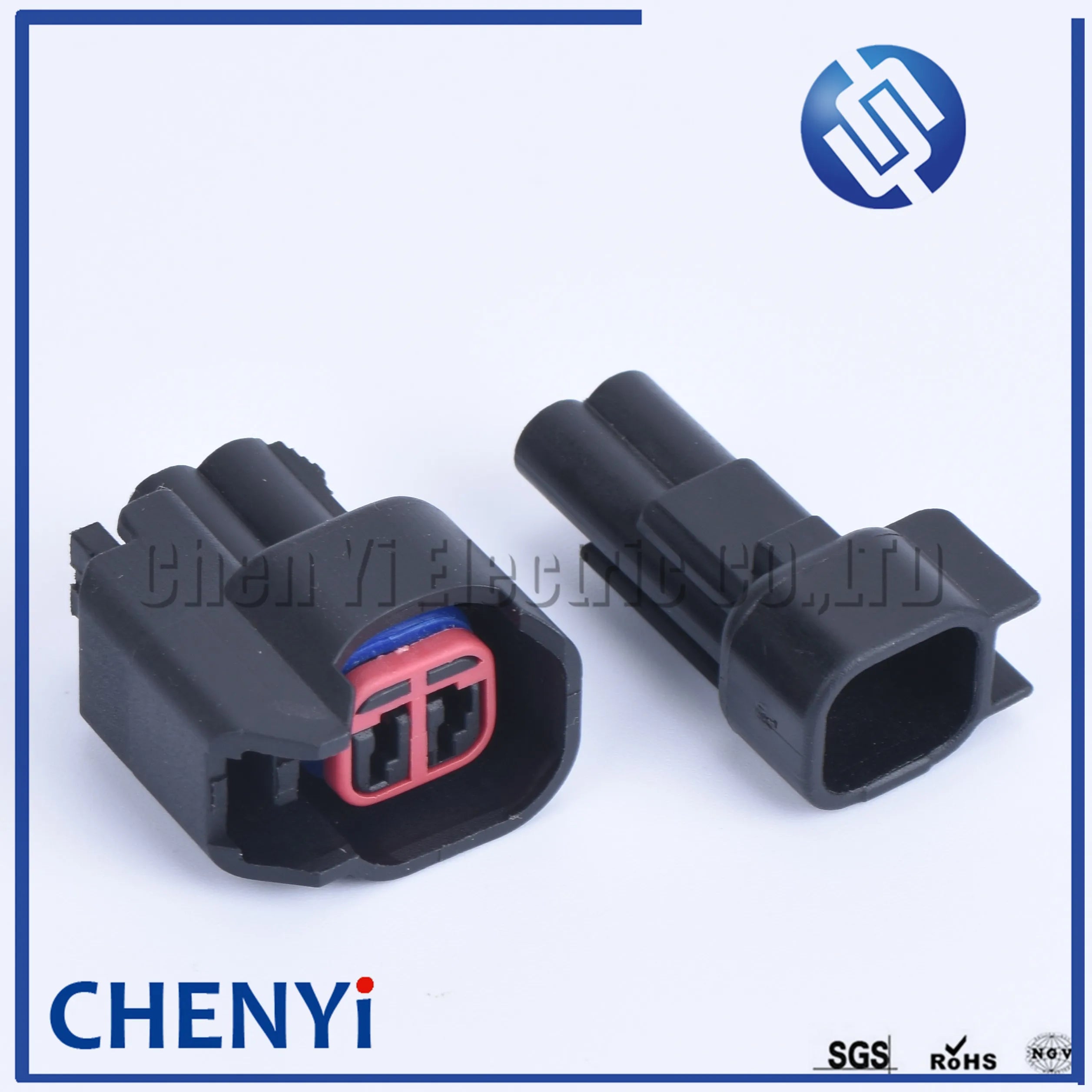 2 Set 2 Pin EV6 to EV1 car auto waterproof male or female fuel Injector Nozzle connector Plug Methanol Socket for Ford Chevrolet