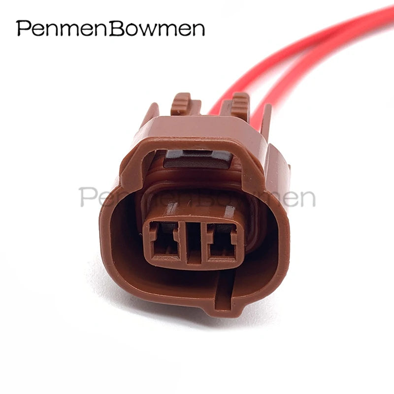 1 Set 2 Pin Car Temperature Electrical Cable Connectors Female Wire Harness Plug for Toyota Mazda 6189-0033
