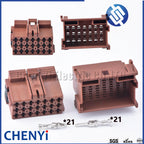 21 Pin Car Brown Connector Male or Female Quick Connector Car Harness Connector Plug 1-967630 1-967625 1-967630-1 1-967625-4