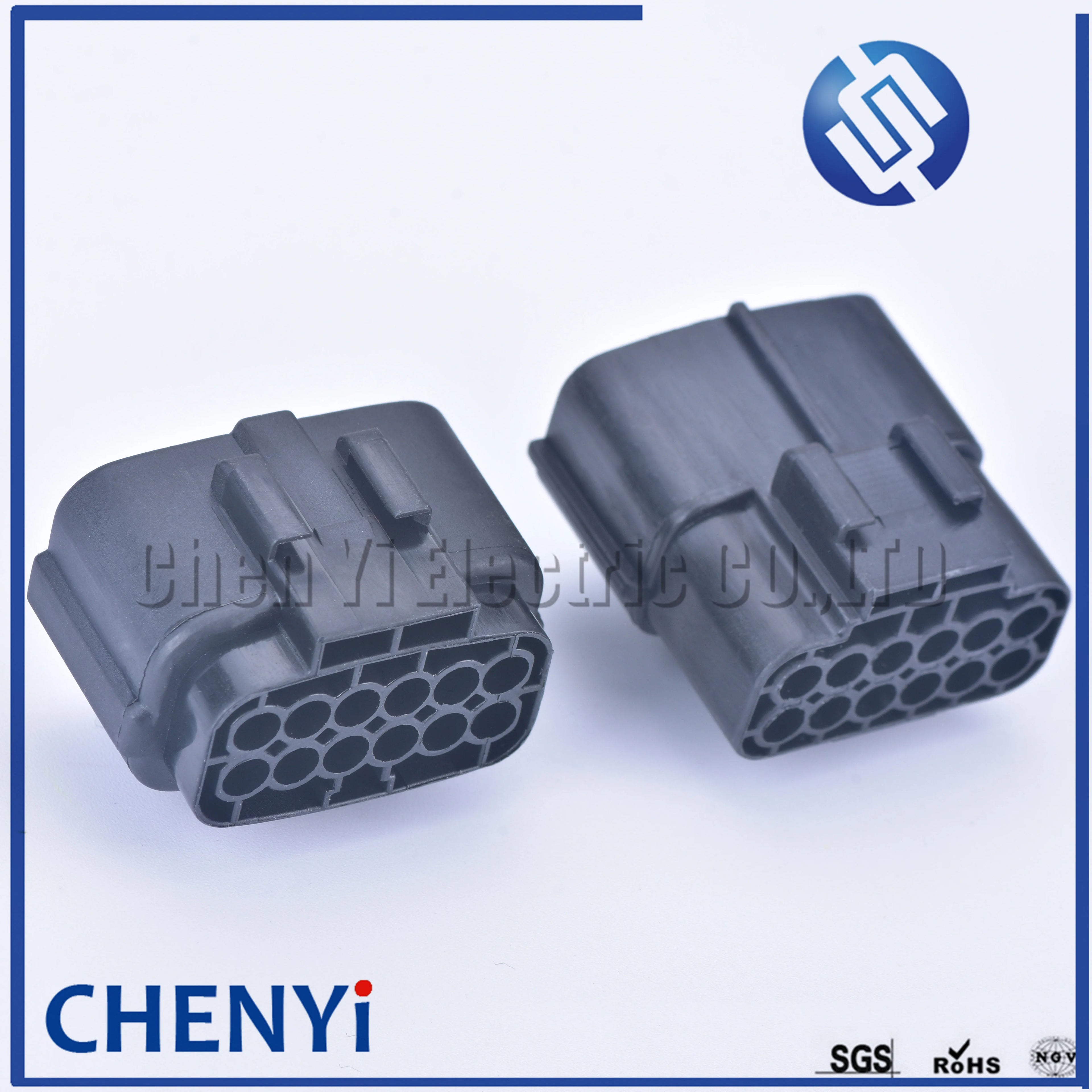 12 pin way male or female waterproof wire connector auto electrical plug conector 174661-2 174663-2 368537-1