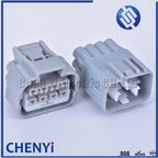 8 Pin Waterproof Connector Car Headlight Cable Socket Light Lamp harness plug For Toyota 90980-10891 7282-1081-40 7283-1081-40
