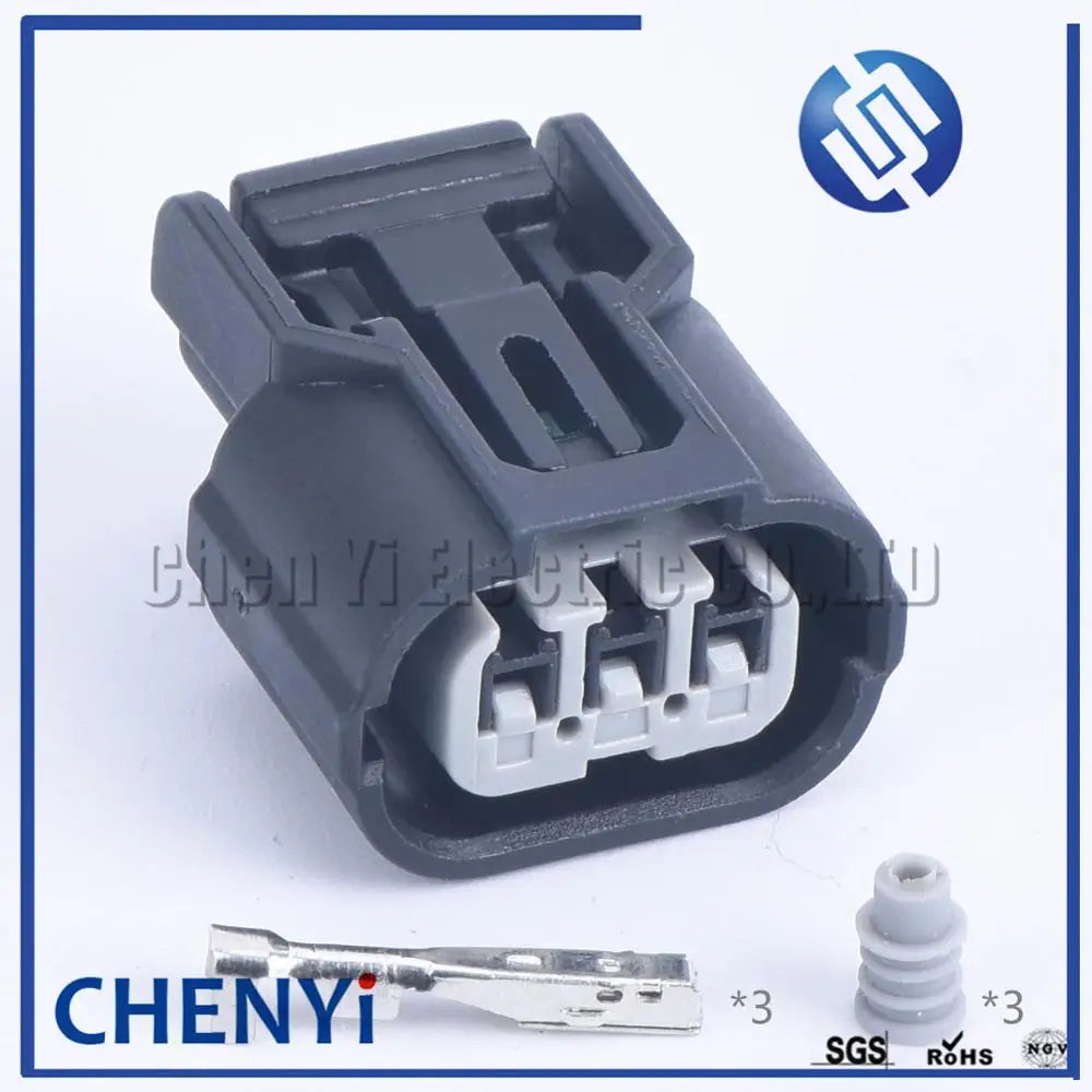 2 set HX 040 3 pin waterproof car plug adapter ignition coil connector For Honda Civic Element CR-V 6189-0887 6188-4739