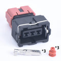 3 Pin auto Connector waterproof electrical plug female For high pressure packet Proton Wira VDO ignition coil auto mechanika