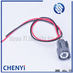 1 pcs 2 Pin 6189-0156 Oil Pressure Switch Knock Sensor Cooling Fluid Sensor Connector For Honda Civic Acura VTEC with 15cm 20AWG