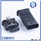 2 set 4 Pin waterproof auto cable connector plug 1718657-1 autonomous water temperature sensor plug 4F0 973 704 For Weichai