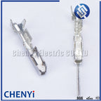 50 pcs piece 0.6 mm male female crimp terminal automotive wire connector metal pins of 963715-1 963716-1 for ECU harness plug