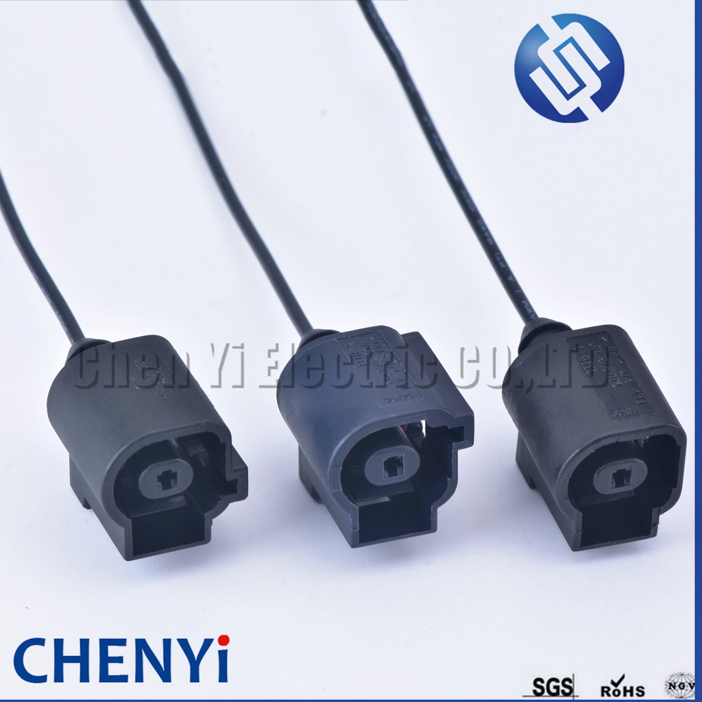 1 Pin Automotive Oil Pressure Sensor Connector Horn harness Plug Socket 1J0973081 1J0973701 1J0973701A
