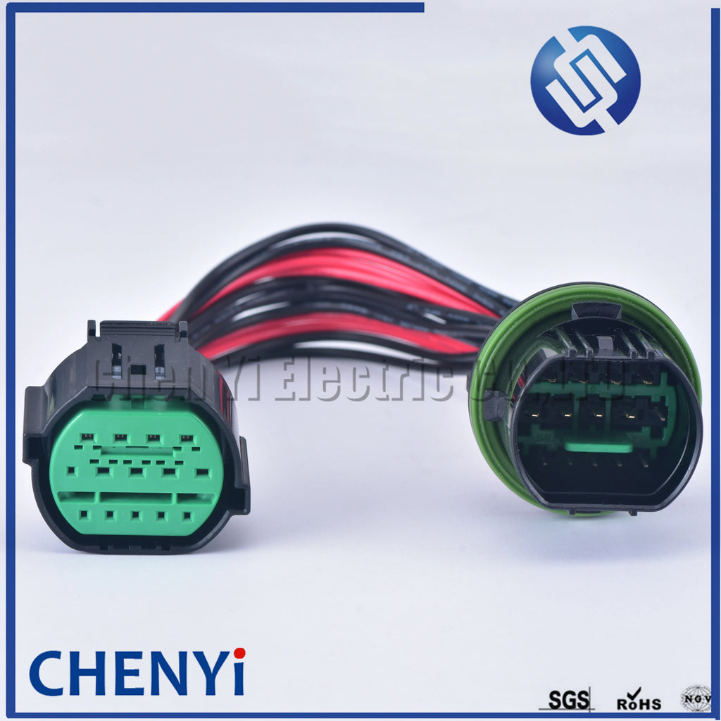 14 Pin Auto Headlight Waterproof Connector Car Lamp Light Wire Harness Plug GL301-14021 GL291-14021 For Hyundai Elantra  Kia K3