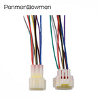 1 Set 2 3 4 6 8 9 16 Pin Auto Throttle Speed Regulation Switch Electrical Cable Connectors Female Male Wire Harness Plug