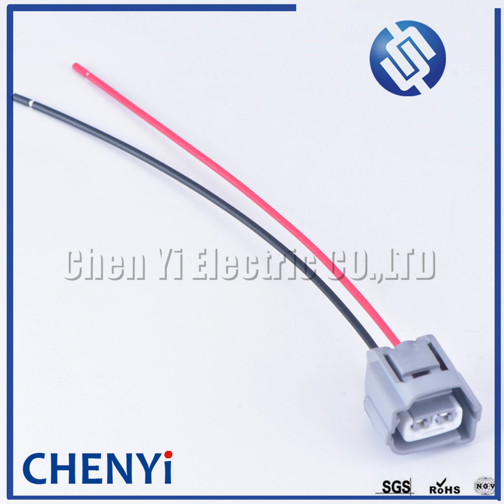 2 Pin Ignition Coil Connector Plug with Cable Wire Harness For Hyundai Getz Accent 1.6L Elantra J3 90980-10901 90980-10899