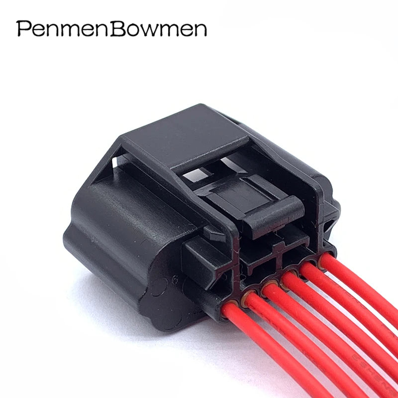 1 Set 6 Pin Car Air Flow Meter Throttle Electrical Cable Connectors Female Wire Harness Plug For 7283-8850-30