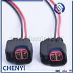 2 Pin auto waterproof connector USCAR EV6 EV14 Fuel Injector wiring Plugs Clips Pigtail Cut &splice Harness for Ford LS2 LS3 LS7